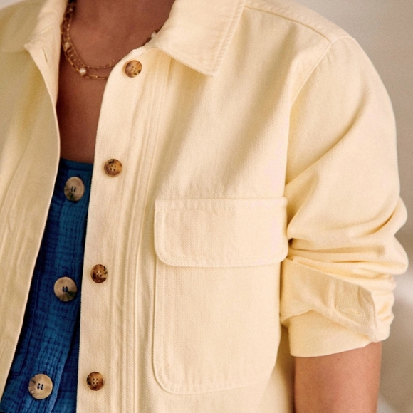 Sezane 100% Organic Cotton Willa Jacket - Picture 3 of 11